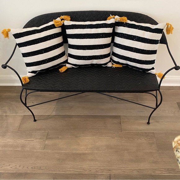 Hearth & Hand Striped/Textured Indoor/Outdoor Pillows - Picture 2 of 12